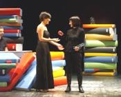 Imagen recogiendo premio